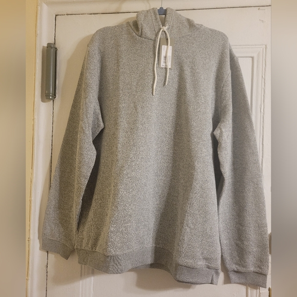 Goodfellow & Co Heather Longsleeve Gray Sweatshirt Hoodie Size XXL Tall - Picture 1 of 12
